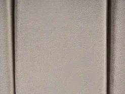 Clearance Łóżko dzienne Welur LISIEUX 90 x 200 cm Beżowoszary Łóżka Tapicerowane|Łóżka Wysuwane I Dzienne
