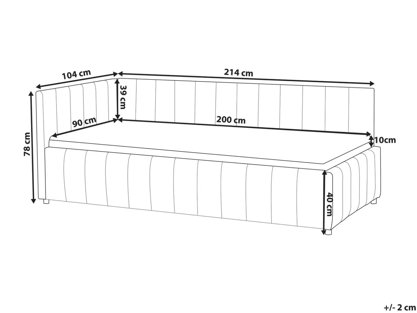 Hot Łóżko dzienne Welur LISIEUX 90 x 200 cm Pastelowy róż Łóżka Tapicerowane|Łóżka Wysuwane I Dzienne