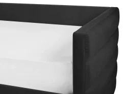 New Łóżko dzienne z szufladami MARRAY Welur 90 x 200 cm Łóżka Tapicerowane|Łóżka Z Pojemnikiem