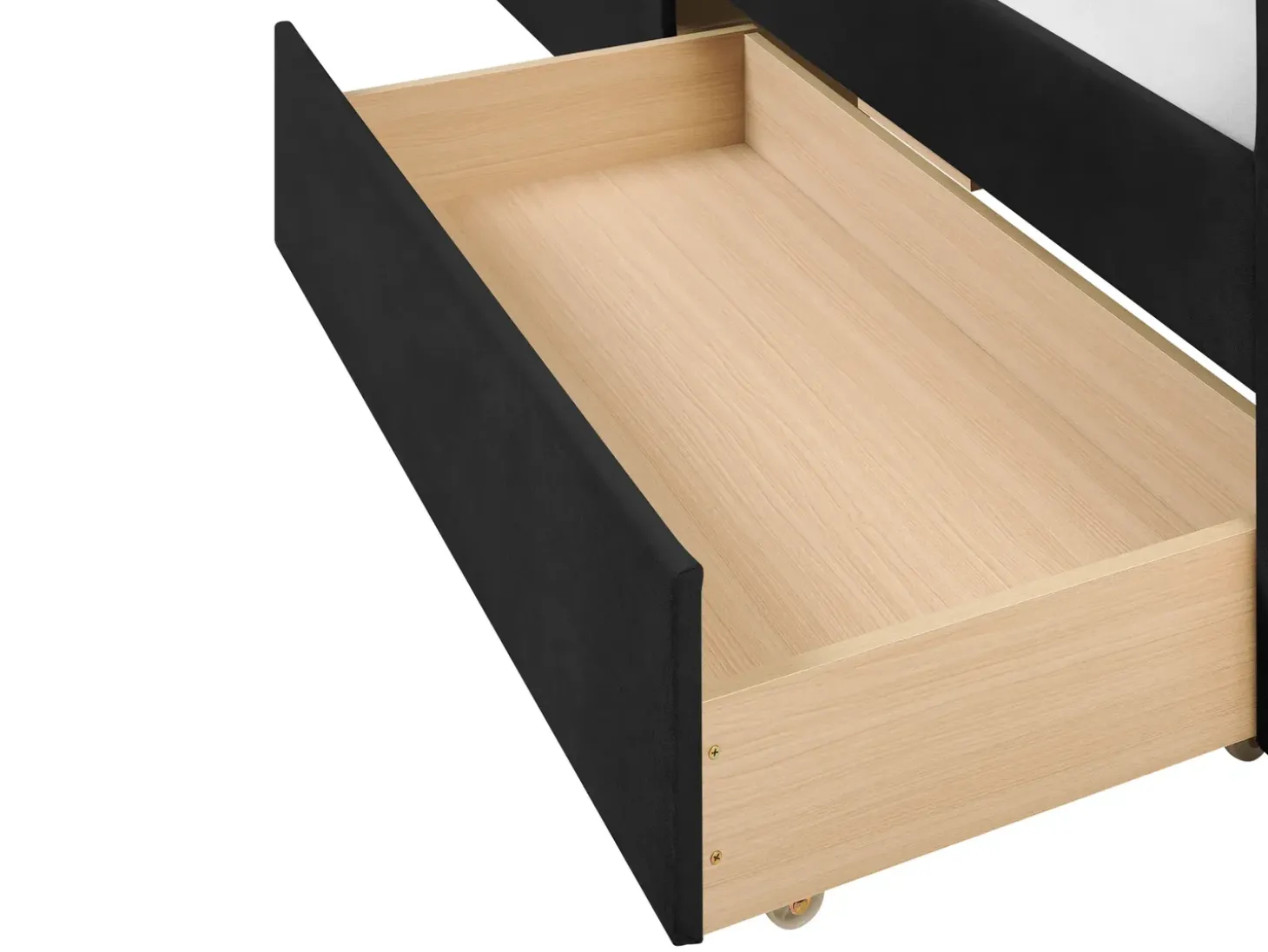 New Łóżko dzienne z szufladami MARRAY Welur 90 x 200 cm Łóżka Tapicerowane|Łóżka Z Pojemnikiem