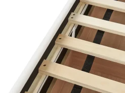 Discount Łóżko dzienne z szufladami MARRAY Welur Złamana biel 90 x 200 cm Łóżka Tapicerowane|Łóżka Z Pojemnikiem