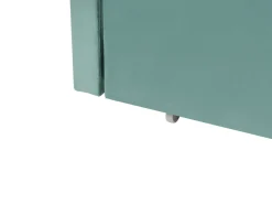 Outlet Łóżko dzienne z szufladami MARRAY Welur Miętowy 90 x 200 cm Łóżka Tapicerowane|Łóżka Wysuwane I Dzienne