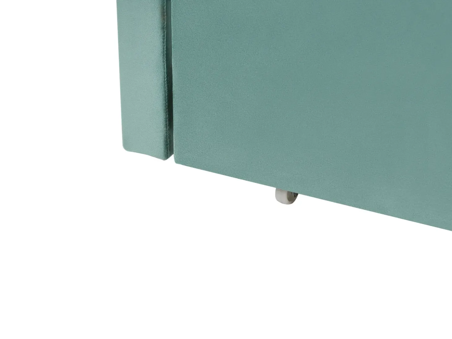 Outlet Łóżko dzienne z szufladami MARRAY Welur Miętowy 90 x 200 cm Łóżka Tapicerowane|Łóżka Wysuwane I Dzienne