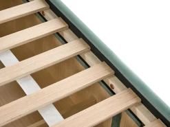Outlet Łóżko dzienne z szufladami MARRAY Welur Miętowy 90 x 200 cm Łóżka Tapicerowane|Łóżka Wysuwane I Dzienne