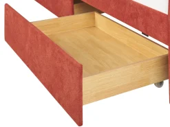 Online Łóżko dzienne z szufladami VITTEL 90 x 200 cm Łóżka Tapicerowane|Łóżka Wysuwane I Dzienne