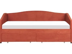 Online Łóżko dzienne z szufladami VITTEL 90 x 200 cm Łóżka Tapicerowane|Łóżka Wysuwane I Dzienne