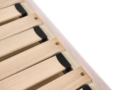 Discount Łóżko dzienne z szufladami Welur MEUDON 90 x 200 cm Pastelowy róż Dzieci Łóżka Wysuwane I Dzienne|Wszystkie Meble I Akcesoria Dziecięce