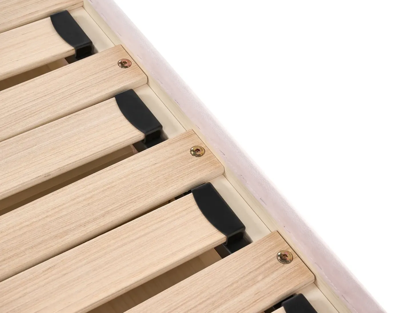 Discount Łóżko dzienne z szufladami Welur MEUDON 90 x 200 cm Pastelowy róż Dzieci Łóżka Wysuwane I Dzienne|Wszystkie Meble I Akcesoria Dziecięce
