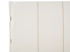 New Łóżko Ekoskóra BETIN 180 x 200 cm Jasno Łóżka Podwójne|Łóżka Skórzane