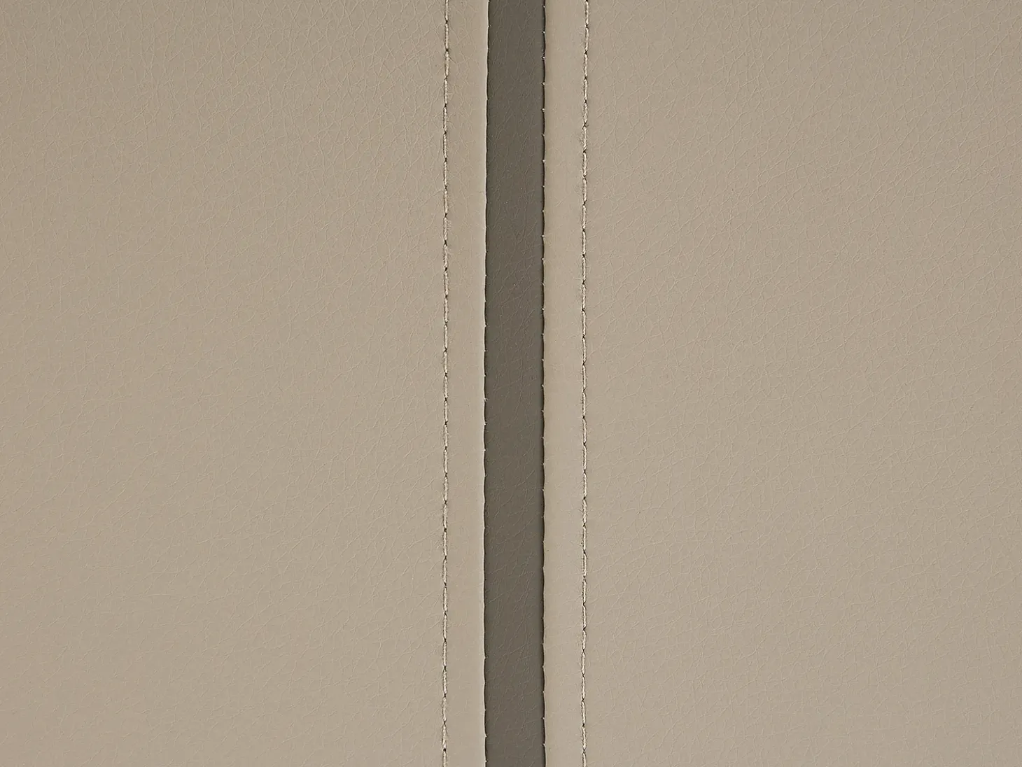 Hot Łóżko Ekoskóra BETIN 180 x 200 cm Piaskowy Łóżka Podwójne|Łóżka Skórzane