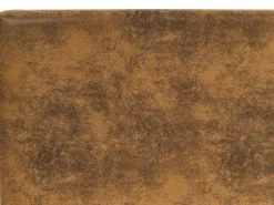Sale Ekoskóra FITOU 140 x 200 cm Brązowy Łóżka Podwójne|Łóżka Skórzane