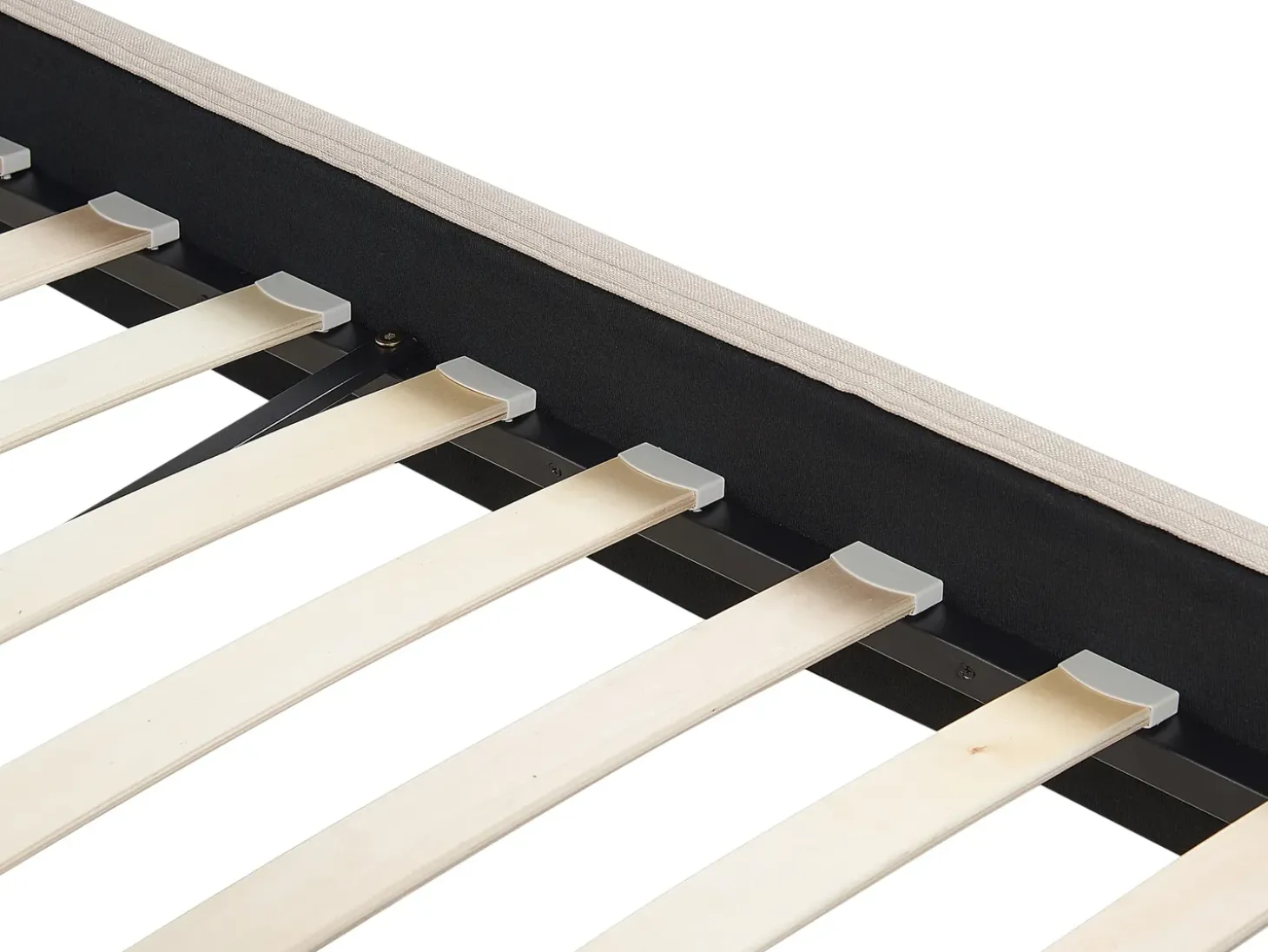 Discount FITOU 180 x 200 cm Beżowy Łóżka Tapicerowane|Łóżka Podwójne