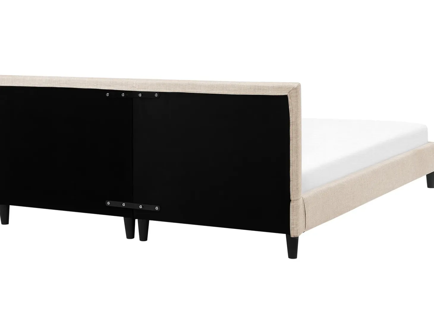 Discount FITOU 180 x 200 cm Beżowy Łóżka Tapicerowane|Łóżka Podwójne