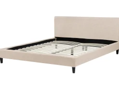 Discount FITOU 180 x 200 cm Beżowy Łóżka Tapicerowane|Łóżka Podwójne