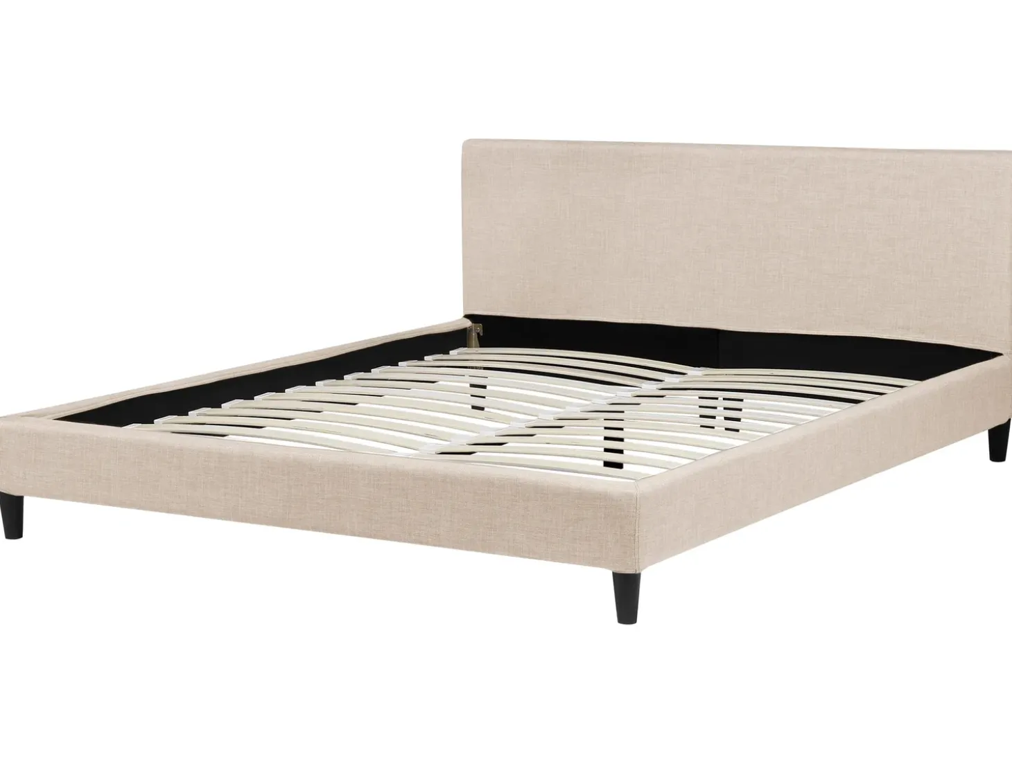 Discount FITOU 180 x 200 cm Beżowy Łóżka Tapicerowane|Łóżka Podwójne