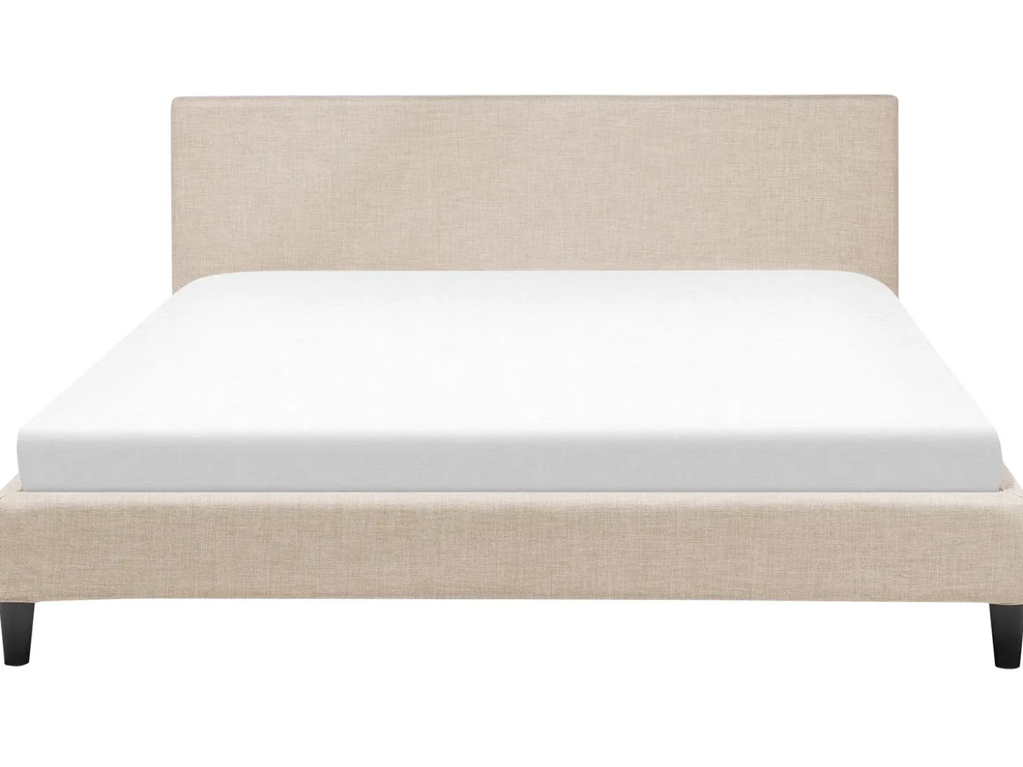 Discount FITOU 180 x 200 cm Beżowy Łóżka Tapicerowane|Łóżka Podwójne