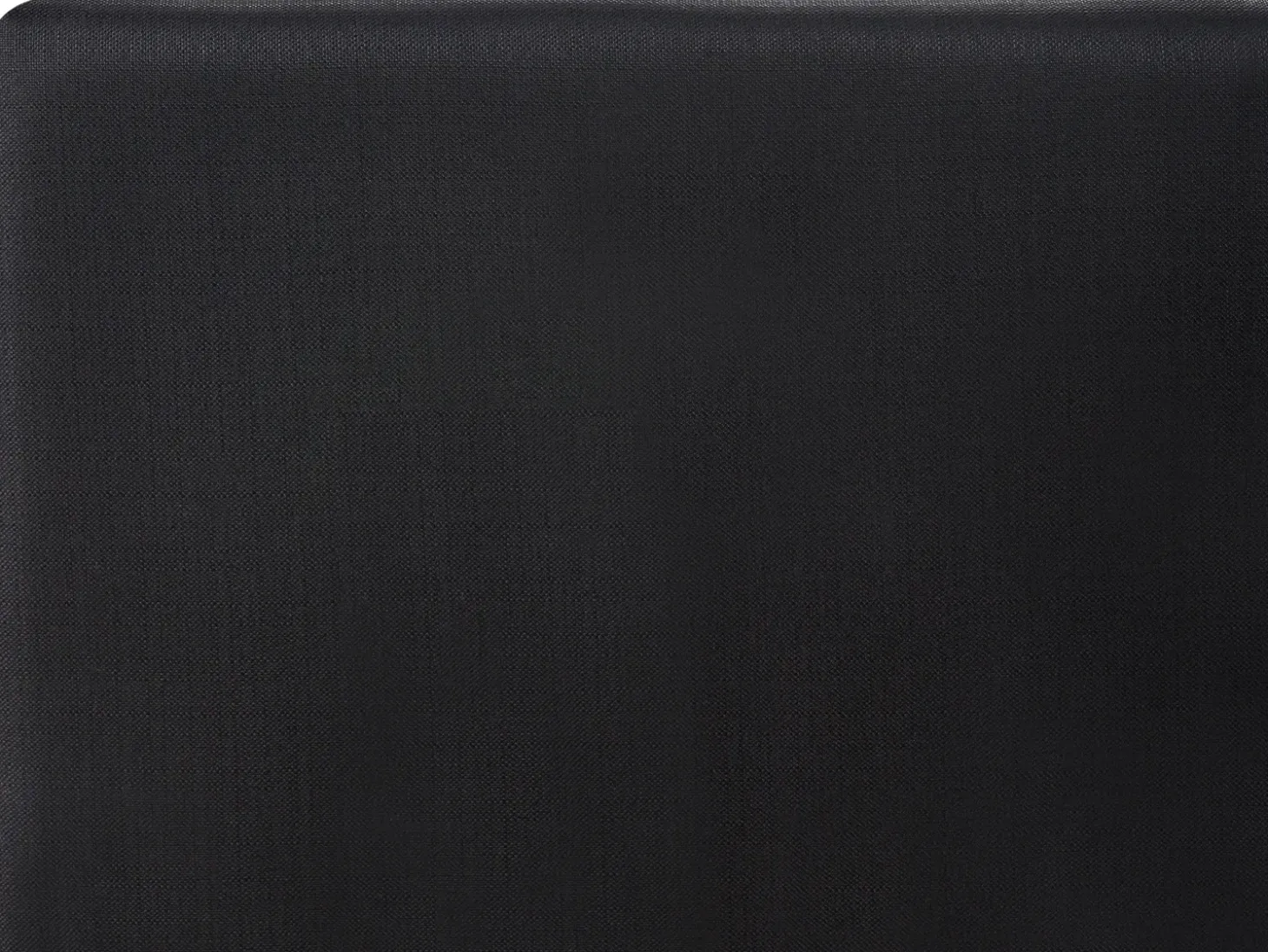 Discount FITOU 120 x 200 cm Czarny Łóżka Tapicerowane|Łóżka Podwójne