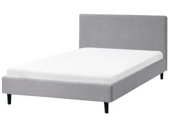 Sale FITOU 120 x 200 cm Jasnoszary Łóżka Tapicerowane|Łóżka Podwójne