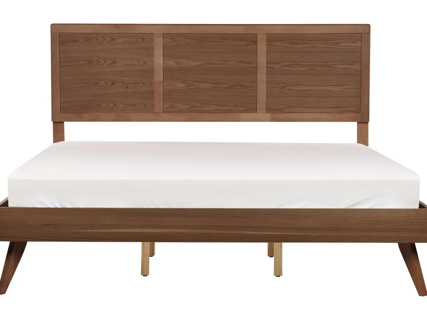 Best Łóżko ISTRES 180 x 200 cm Jesion ciemny Łóżka Podwójne|Wszystkie Łóżka