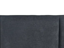Clearance Łóżko IZERNORE 160 x 200 cm Ciemnoszary Łóżka Tapicerowane|Łóżka Podwójne