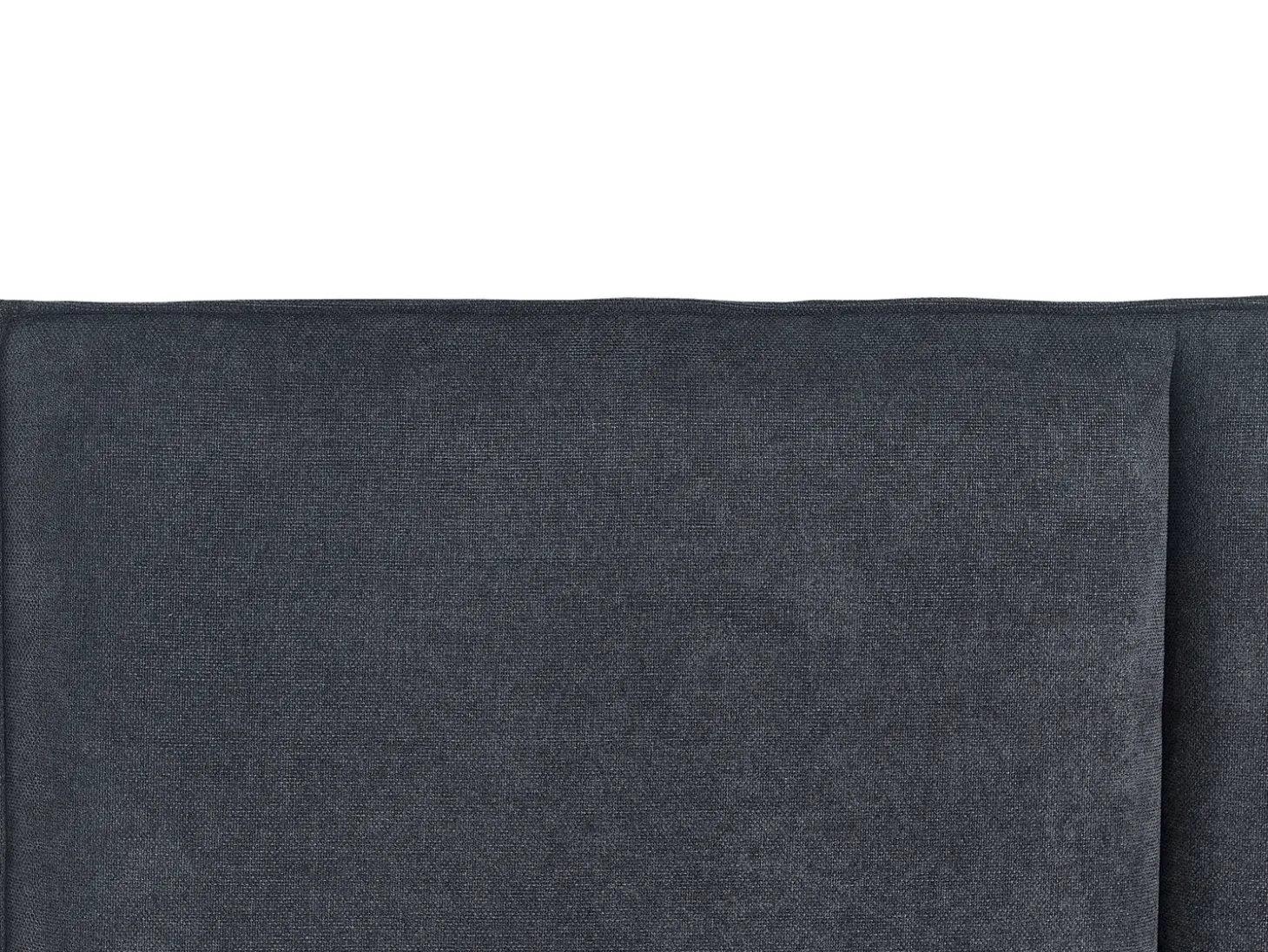 Clearance Łóżko IZERNORE 160 x 200 cm Ciemnoszary Łóżka Tapicerowane|Łóżka Podwójne