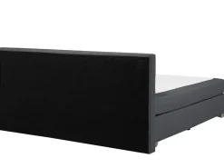 Clearance Łóżko kontynentalne ADMIRAL 180 x 200 cm Ciemnoszary Łóżka Tapicerowane|Łóżka Podwójne