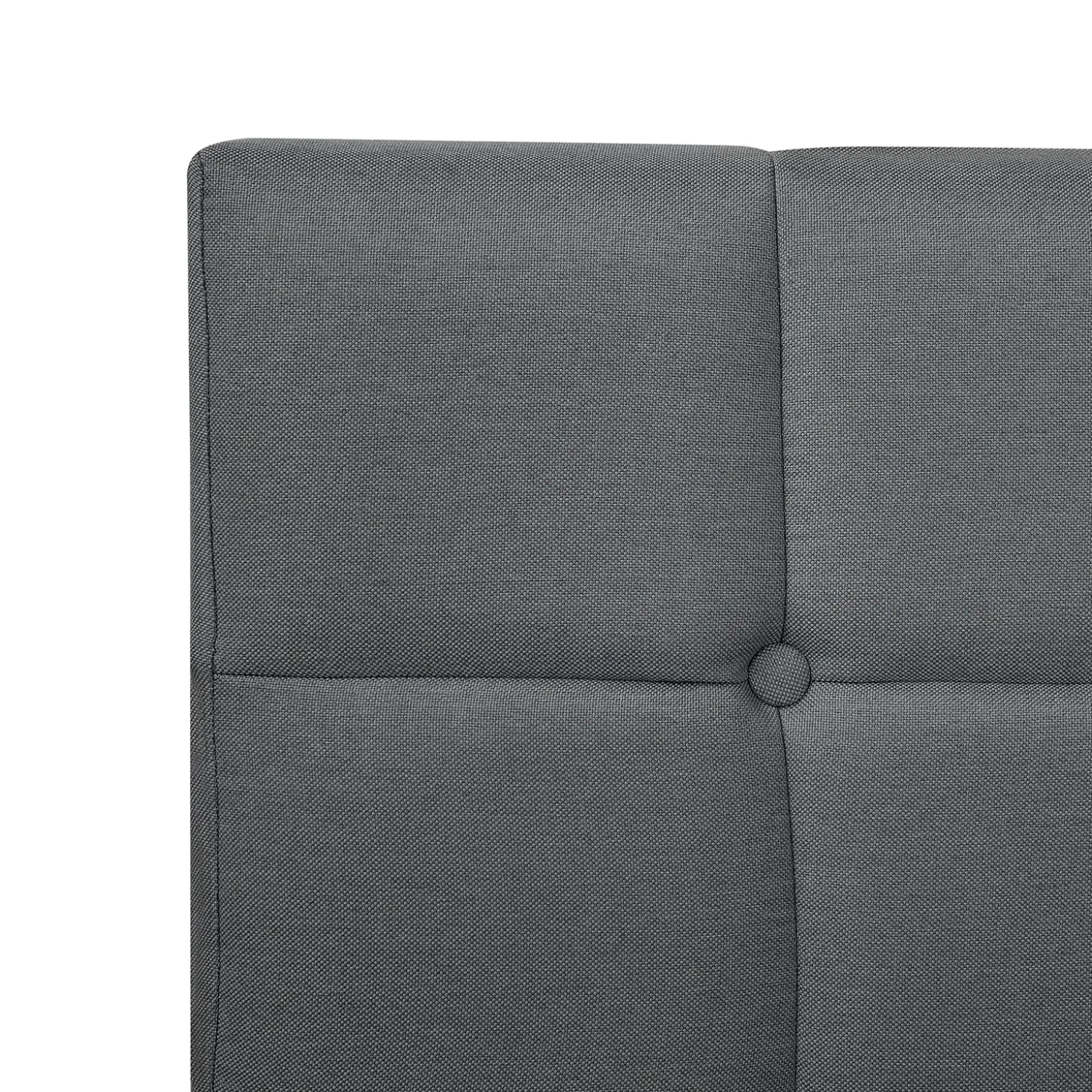 Clearance Łóżko kontynentalne ADMIRAL 180 x 200 cm Ciemnoszary Łóżka Tapicerowane|Łóżka Podwójne