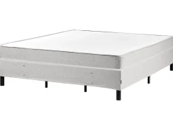 Clearance COUNTESS 180 x 200 cm Jasnoszary Łóżka Tapicerowane|Łóżka Podwójne