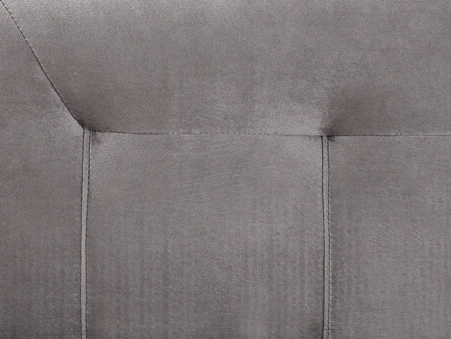 Outlet Łóżko kontynentalne Welur MARQUISE 180 x 200 cm Łóżka Tapicerowane|Łóżka Podwójne