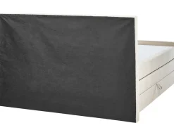Online Łóżko kontynentalne z pojemnikiem ARISTOCRAT Jasnobeżowy 160 x 200 cm Łóżka Z Pojemnikiem|Łóżka Tapicerowane