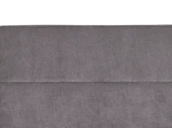 New Łóżko kontynentalne z pojemnikiem ARISTOCRAT Beżowoszary 160 x 200 cm Łóżka Z Pojemnikiem|Łóżka Tapicerowane