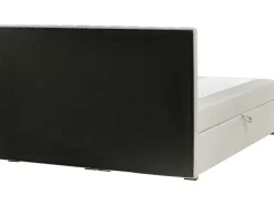 Hot Łóżko kontynentalne z pojemnikiem ESQUIRE Złamana biel 180 x 200 cm Łóżka Z Pojemnikiem|Łóżka Tapicerowane