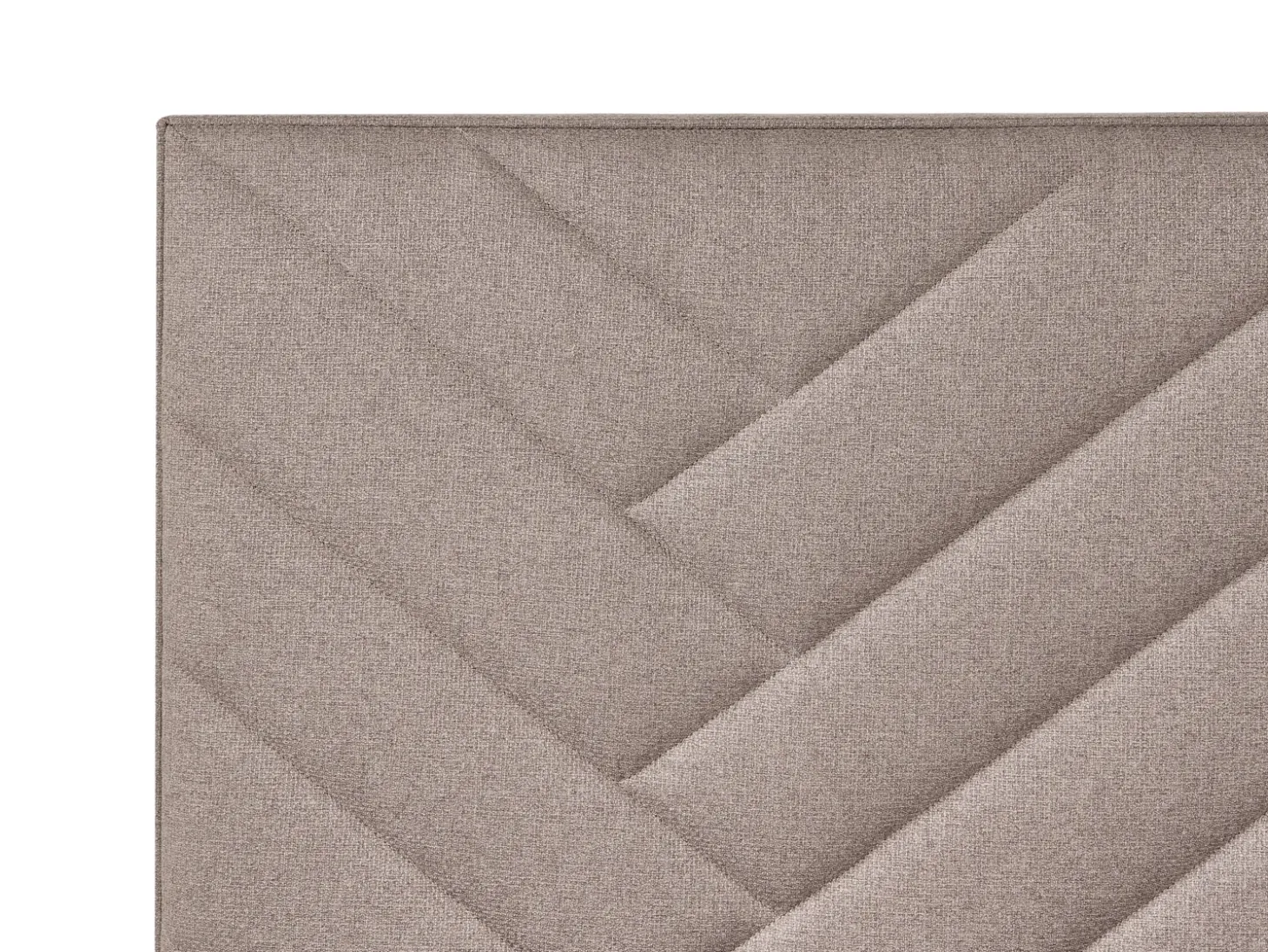 New Łóżko kontynentalne z pojemnikiem ESQUIRE Beżowoszary 180 x 200 cm Łóżka Z Pojemnikiem|Łóżka Tapicerowane
