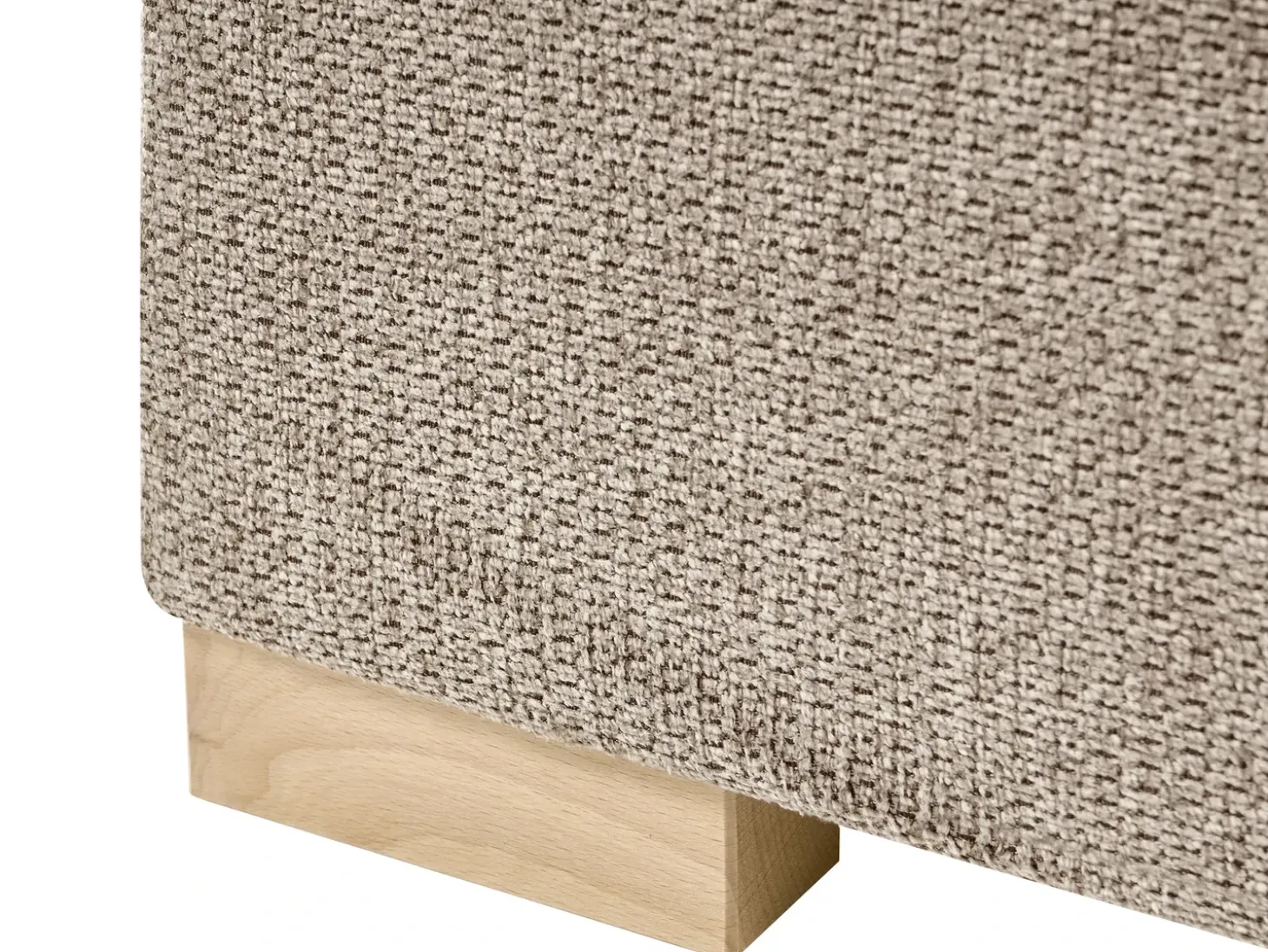 Clearance Łóżko kontynentalne z pojemnikiem MAJOR Beżowoszary 90 x 200 cm Łóżka Tapicerowane|Łóżka Kontynentalne