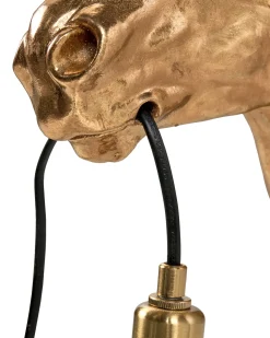Koń Lampa ścienna PHILIPPE Złoty