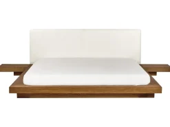 New Boucle ZEN 180 x 200 cm LED Jesion naturalny Łóżka Podwójne|Wszystkie Łóżka