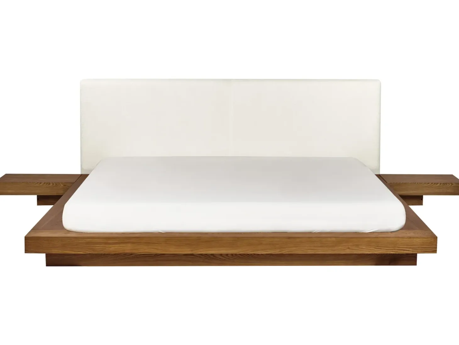 New Boucle ZEN 180 x 200 cm LED Jesion naturalny Łóżka Podwójne|Wszystkie Łóżka