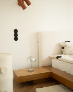 New Boucle ZEN 180 x 200 cm LED Jesion naturalny Łóżka Podwójne|Wszystkie Łóżka