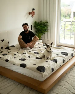 New Boucle ZEN 180 x 200 cm LED Jesion naturalny Łóżka Podwójne|Wszystkie Łóżka