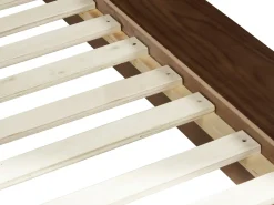 Discount Boucle ZEN 180 x 200 cm LED Jesion brązowy Łóżka Podwójne|Wszystkie Łóżka
