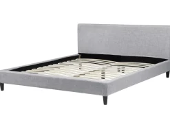 Hot Łóżko LED FITOU 180 x 200 cm Jasno Łóżka Tapicerowane|Łóżka Podwójne