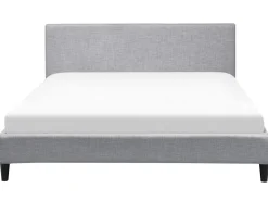 Hot Łóżko LED FITOU 180 x 200 cm Jasno Łóżka Tapicerowane|Łóżka Podwójne
