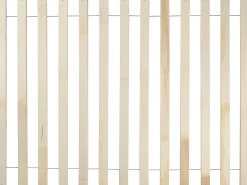 Rattan AURAY 140 x 200 cm Brązowy Łóżka Podwójne|Łóżka Rattanowe