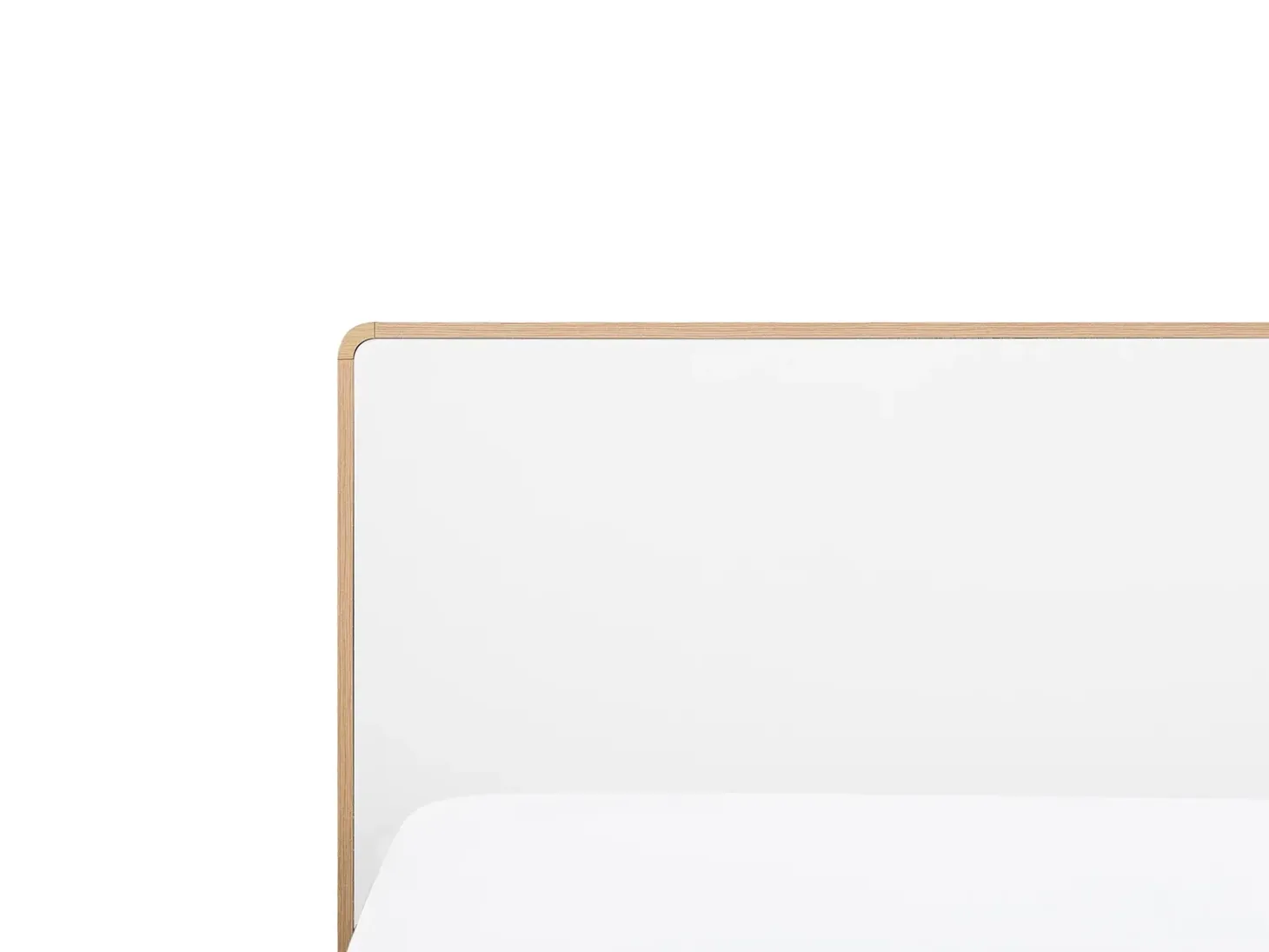 Hot Łóżko LED SERRIS 180 x 200 cm Jasnobrązowy Łóżka Podwójne|Wszystkie Łóżka