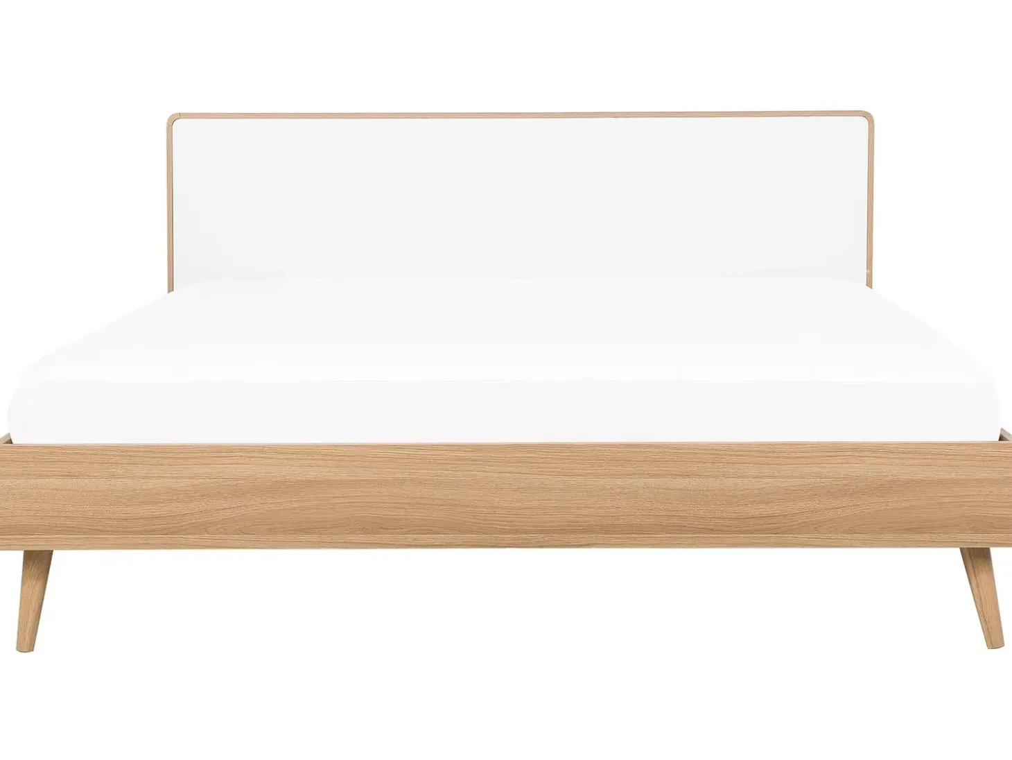 Hot Łóżko LED SERRIS 180 x 200 cm Jasnobrązowy Łóżka Podwójne|Wszystkie Łóżka