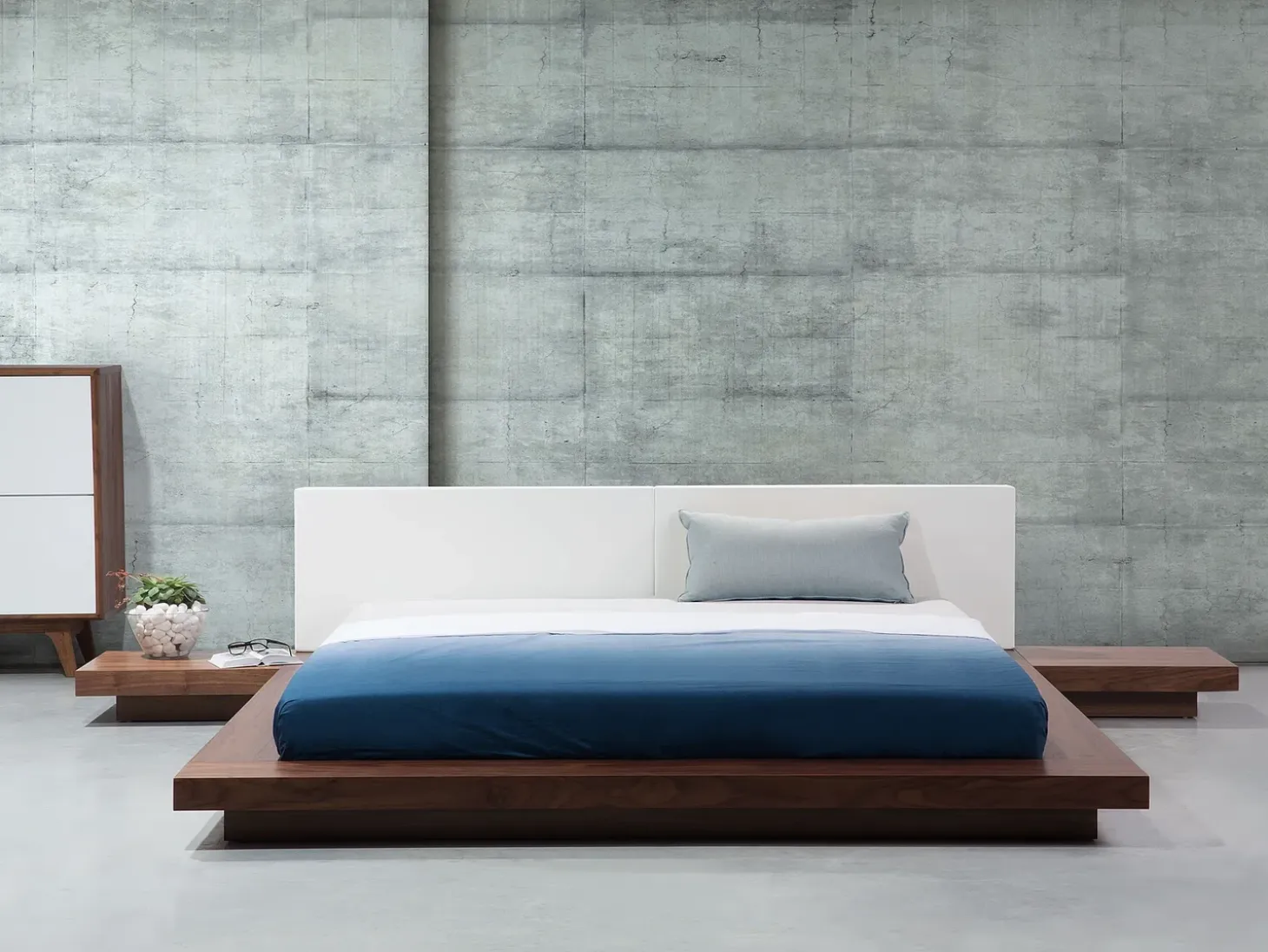 Clearance ZEN 160 x 200 cm Jesion brązowy Łóżka Podwójne|Wszystkie Łóżka