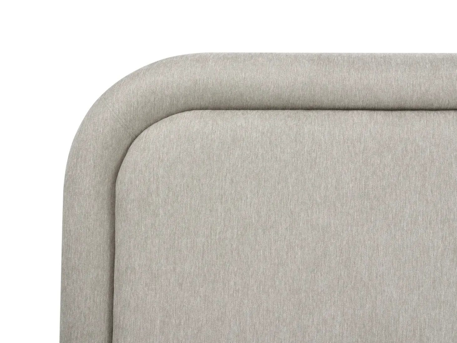 Discount Len syntetyczny LAVARDENS 180 x 200 cm Beżowoszary Łóżka Tapicerowane|Łóżka Podwójne