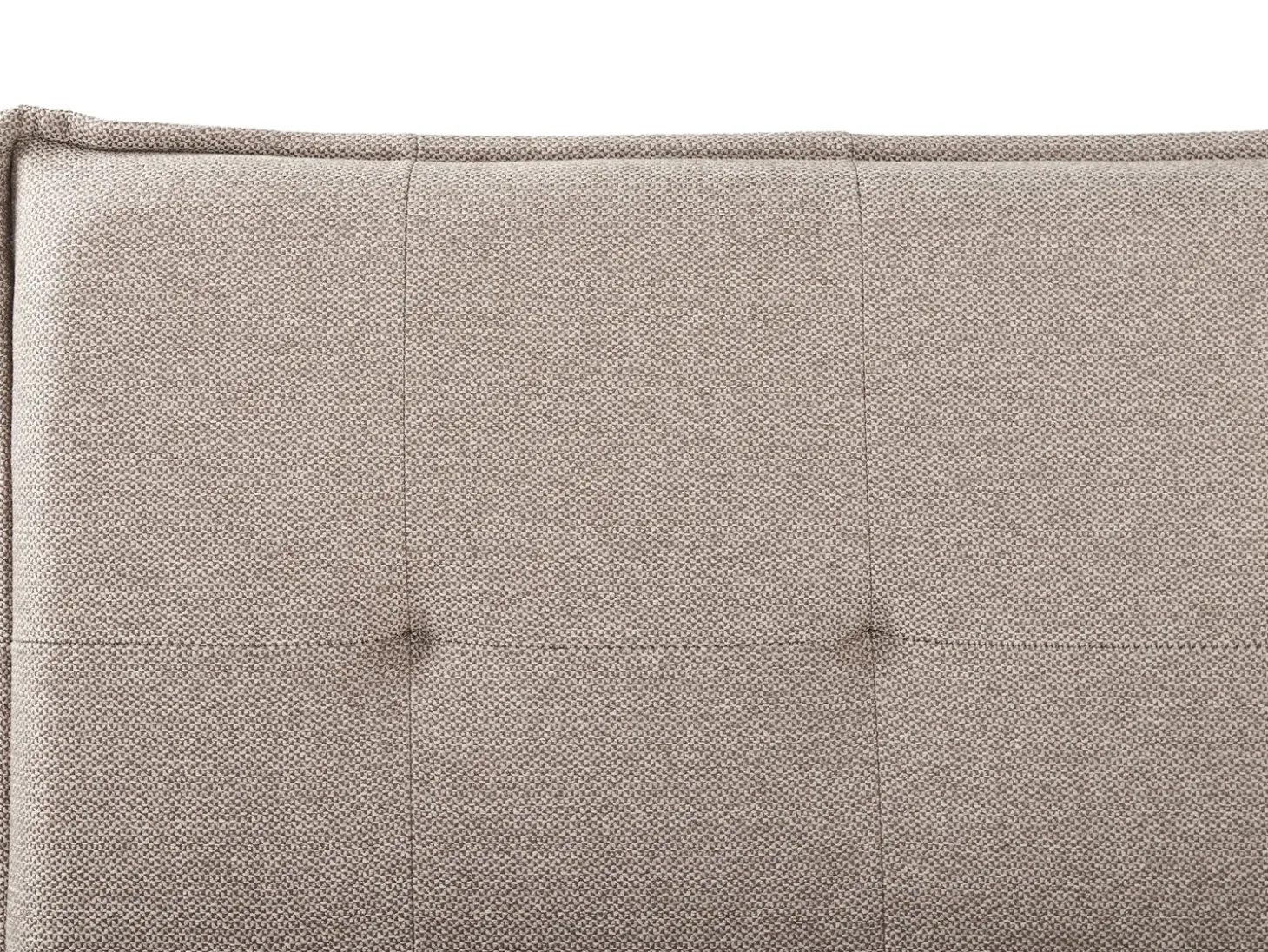 Online Len syntetyczny LESTRE 180 x 200 cm Beżowoszary Łóżka Tapicerowane|Łóżka Podwójne