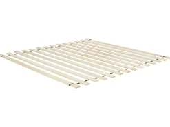 Outlet Len syntetyczny LESTRE 180 x 200 cm Zielony Łóżka Tapicerowane|Łóżka Podwójne