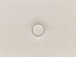 Discount Len syntetyczny RENNES 180 x 200 cm Jasnobeżowy Łóżka Tapicerowane|Łóżka Podwójne